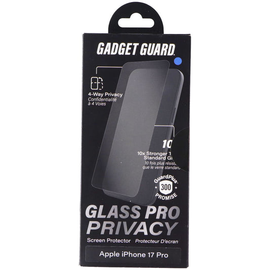 Gadget Guard Glass Pro Privacy Screen Protector for Apple iPhone 17 Pro Cell Phone - Screen Protectors Gadget Guard - Simple Cell Bulk Wholesale Pricing - USA Seller