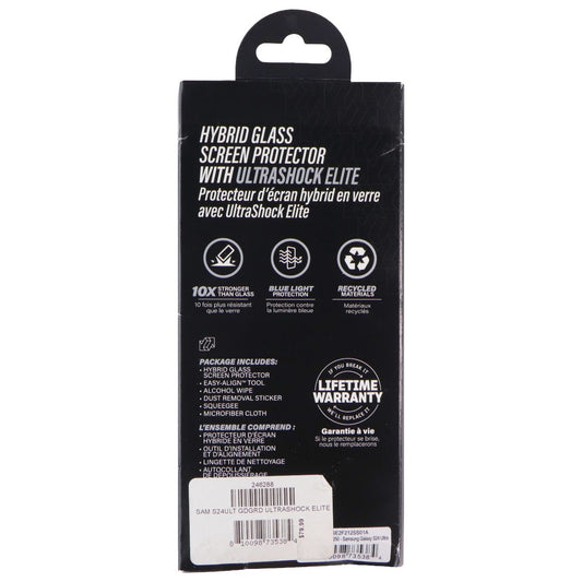 Gadget Guard Ultrashock Elite Blue Light Screen Protector for Galaxy S24 Ultra Cell Phone - Screen Protectors Gadget Guard - Simple Cell Bulk Wholesale Pricing - USA Seller