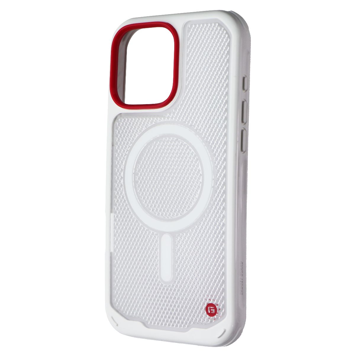 Gadget Guard G-Form Case for MagSafe for Apple iPhone 16 Pro Max - White / Red Cell Phone - Cases, Covers & Skins Gadget Guard - Simple Cell Bulk Wholesale Pricing - USA Seller