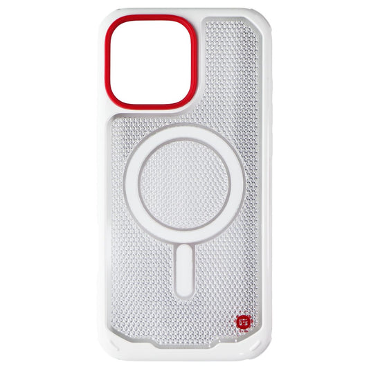 Gadget Guard G-Form Case for MagSafe for Apple iPhone 16 Pro Max - White / Red Cell Phone - Cases, Covers & Skins Gadget Guard - Simple Cell Bulk Wholesale Pricing - USA Seller