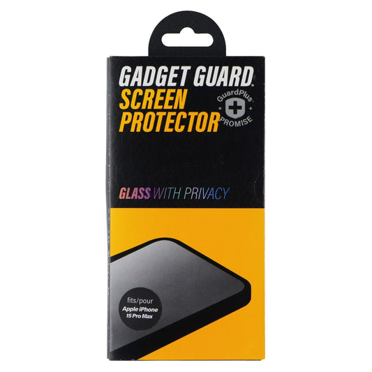 Gadget Guard Glass Screen Protector for Apple iPhone 15 Pro Max - Privacy Cell Phone - Screen Protectors Gadget Guard - Simple Cell Bulk Wholesale Pricing - USA Seller
