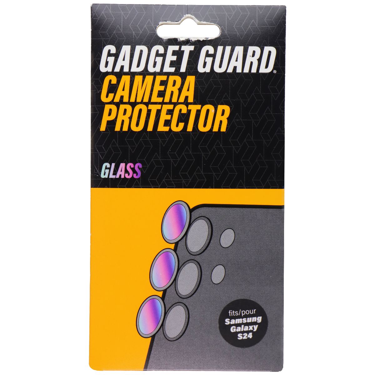 Gadget Guard Glass Camera Protector for Samsung Galaxy S24 Cell Phone - Screen Protectors Gadget Guard - Simple Cell Bulk Wholesale Pricing - USA Seller