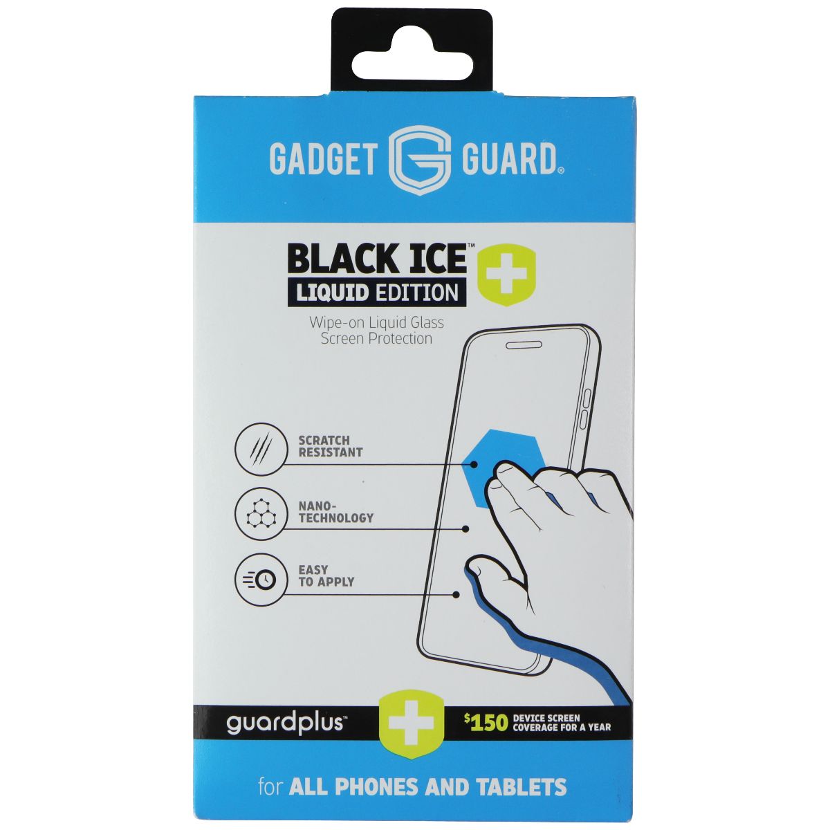 Gadget Guard Black Ice+ Liquid Edition Wipe-on Liquid Glass Screen Protection Cell Phone - Screen Protectors Gadget Guard - Simple Cell Bulk Wholesale Pricing - USA Seller