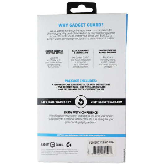 Gadget Guard Black Ice Tempered Glass Screen Protector for Motorola One 5G Ace