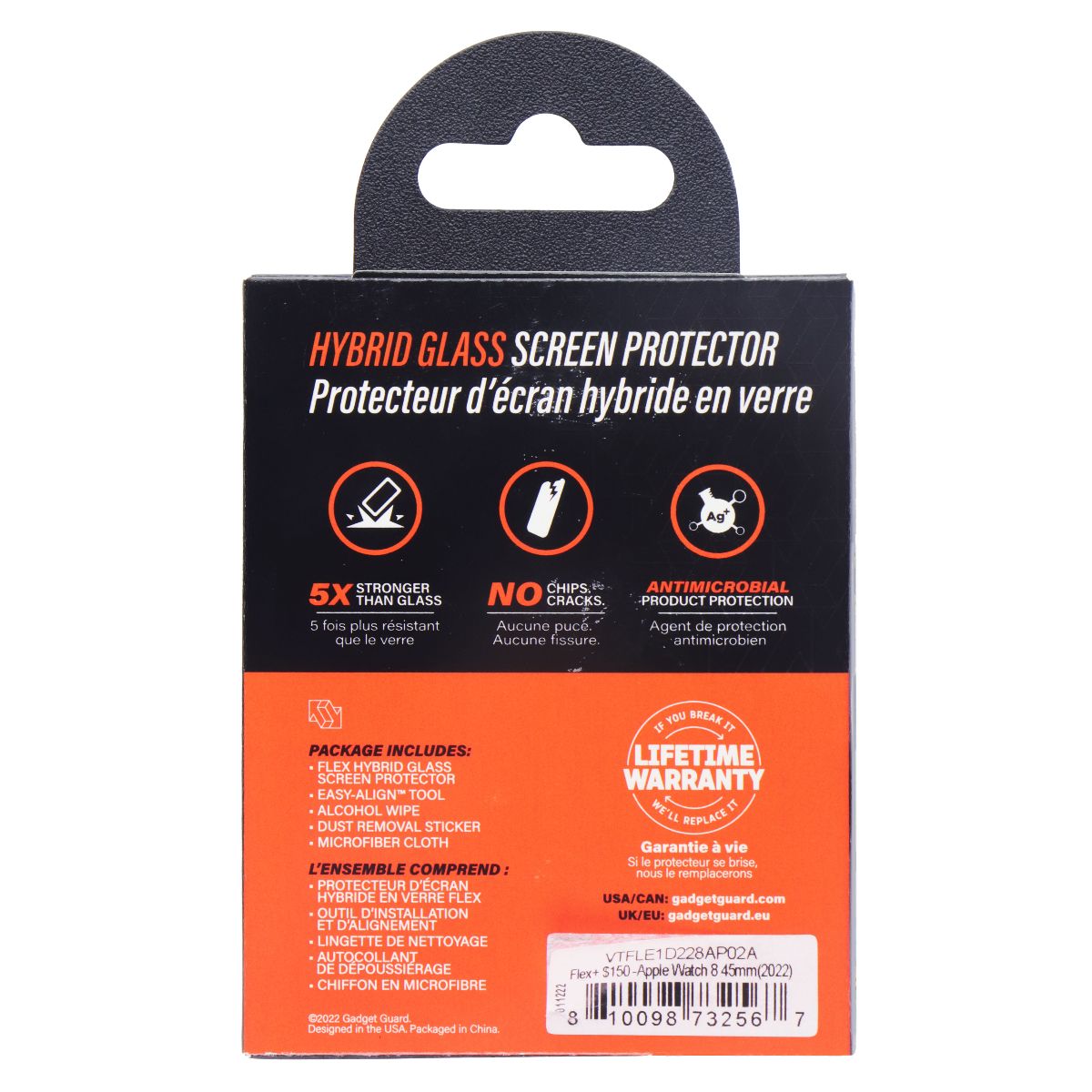 Gadget Guard Flex Series Screen Protector for Apple Watch 8 (45mm) - Clear Smart Watch Accessories - Screen Protectors Gadget Guard - Simple Cell Bulk Wholesale Pricing - USA Seller