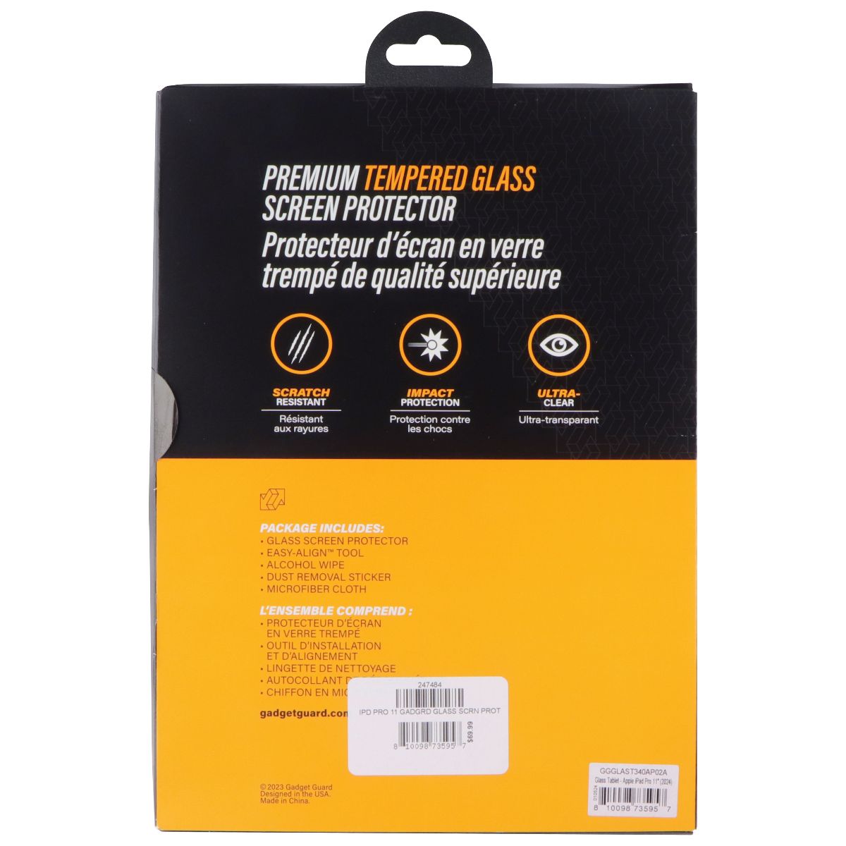 Gadget Guard Glass Series Screen Protector for Apple iPad Pro 11-inch (2024) Cell Phone - Screen Protectors Gadget Guard - Simple Cell Bulk Wholesale Pricing - USA Seller