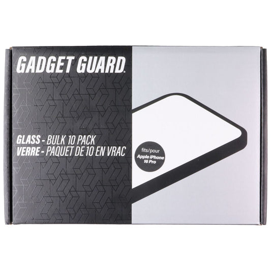 Gadget Guard Glass Screen Protector for Apple iPhone 16 Pro - Bulk 10 Pack Cell Phone - Screen Protectors Gadget Guard - Simple Cell Bulk Wholesale Pricing - USA Seller