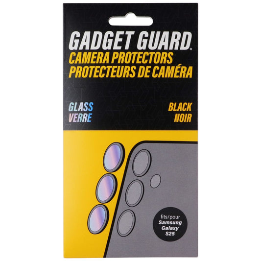 Gadget Guard Glass Series Camera Protectors for Samsung Galaxy S25 - Black Cell Phone - Screen Protectors Gadget Guard - Simple Cell Bulk Wholesale Pricing - USA Seller