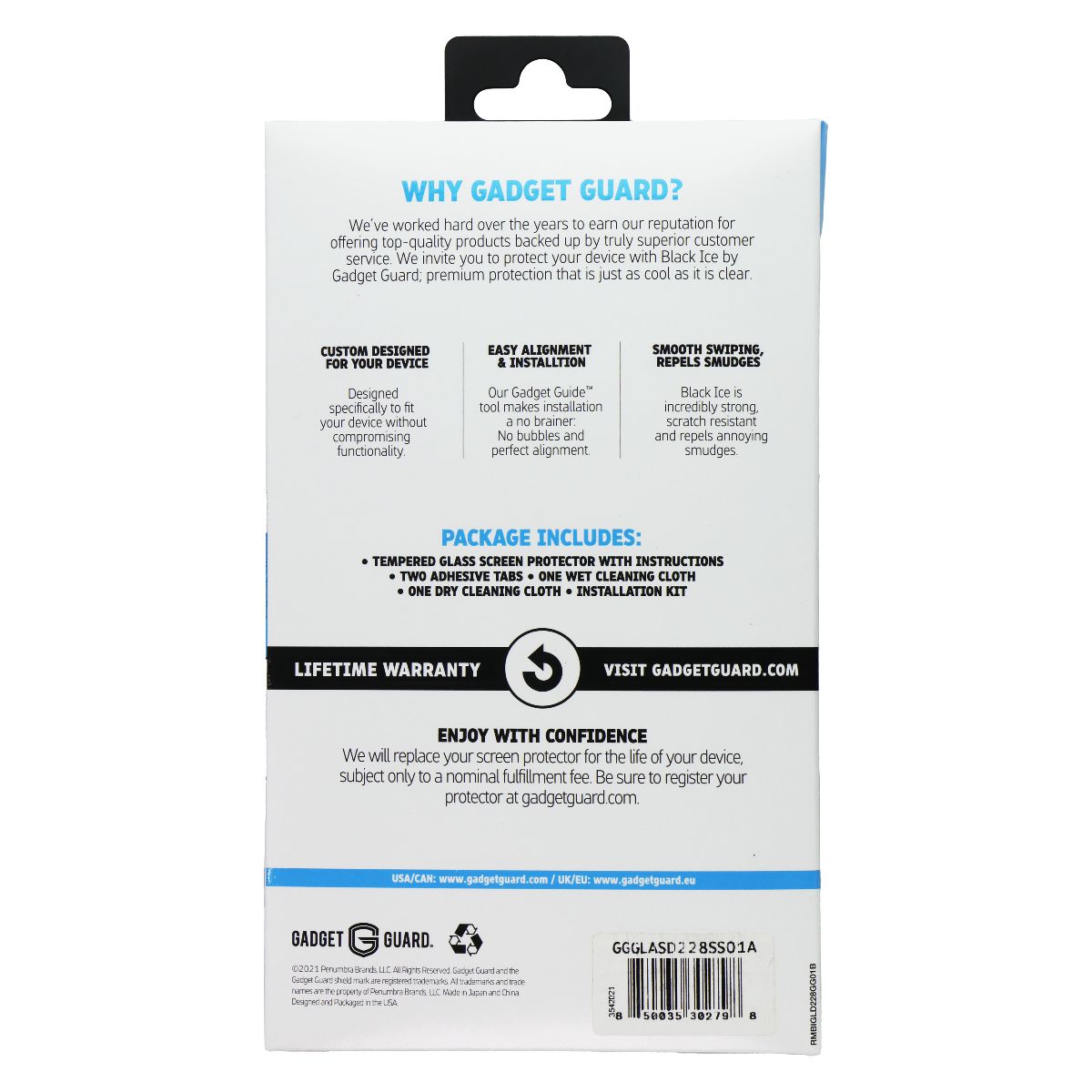 Gadget Guard Black Ice Glass Ed. Screen Protector for Samsung Galaxy A13 4G/5G