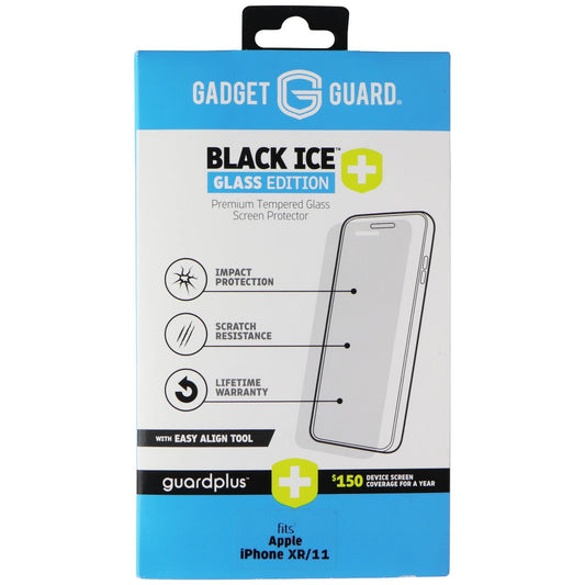 Gadget Guard (Black Ice+) Tempered Glass with Align Tool for iPhone XR & 11