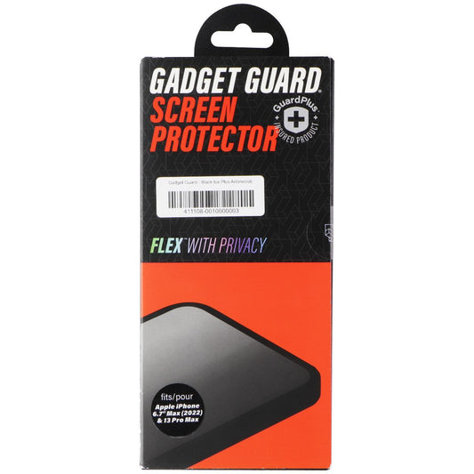 Gadget Guard Black Ice+ Flex Privacy Screen Protector iPhone 14 Plus/13 Pro Max Cell Phone - Screen Protectors Gadget Guard    - Simple Cell Bulk Wholesale Pricing - USA Seller