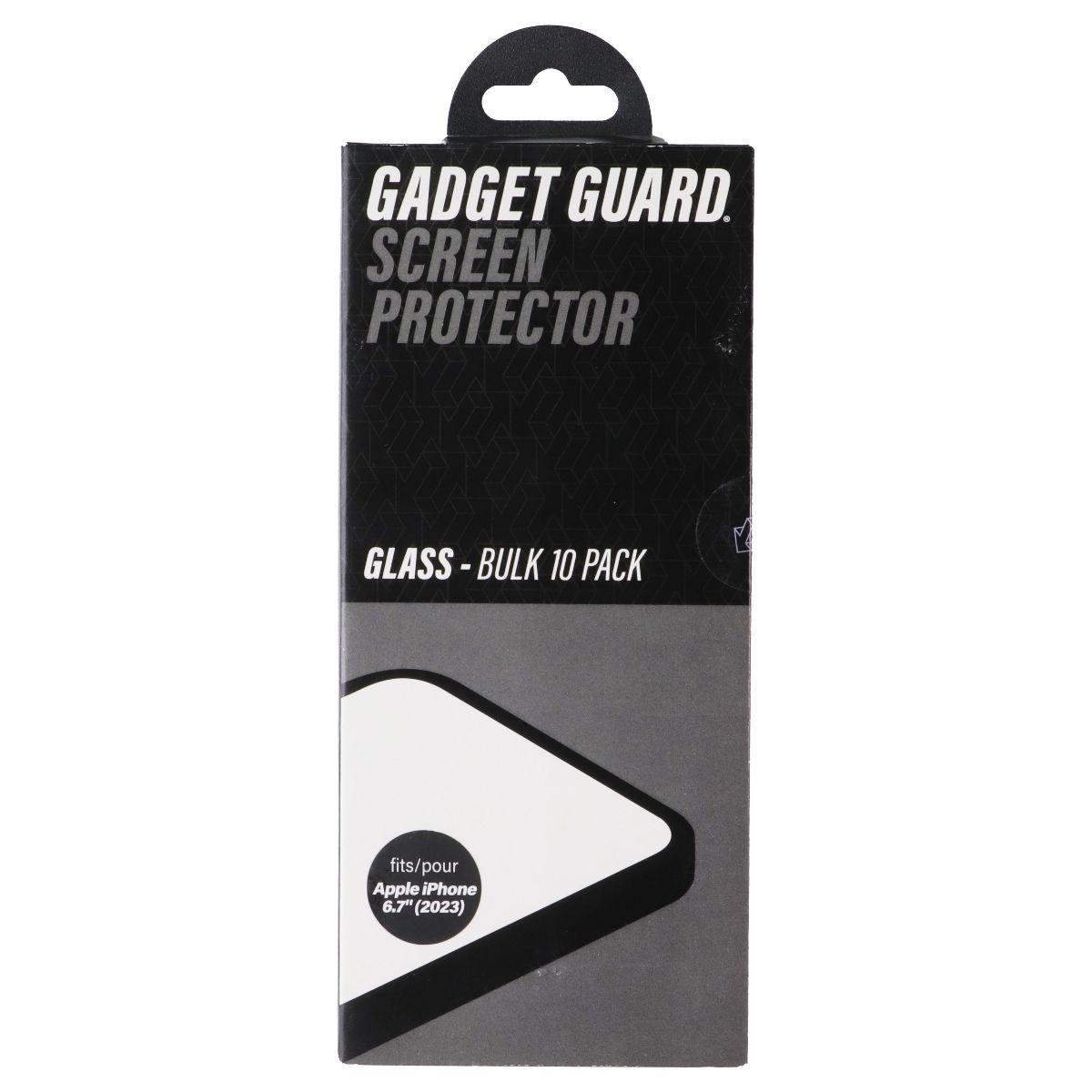 Gadget Guard Glass Screen Protector for Apple iPhone 15 Plus - Bulk 10 Pack