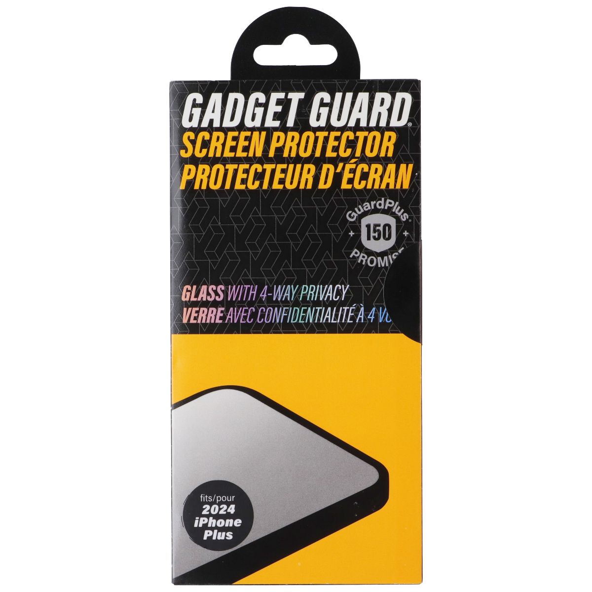 Gadget Guard Glass Screen Protector with 4-Way Privacy for Apple iPhone 16 Plus