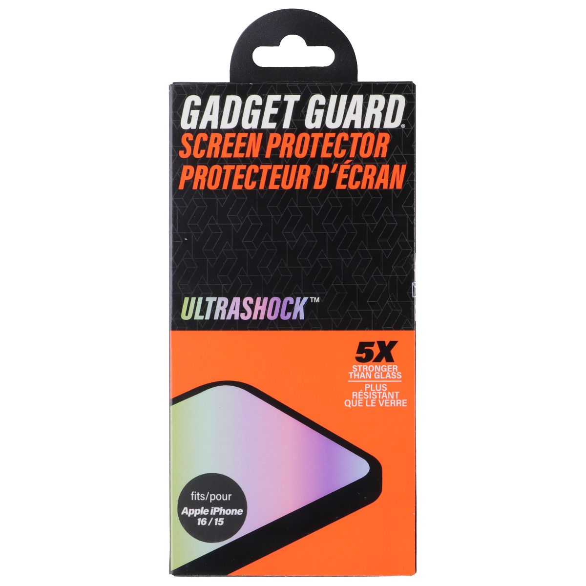 Gadget Guard UltraShock Screen Protector w/ Align Tool for Apple iPhone 16 & 15 Cell Phone - Screen Protectors GadgetGuard - Simple Cell Bulk Wholesale Pricing - USA Seller