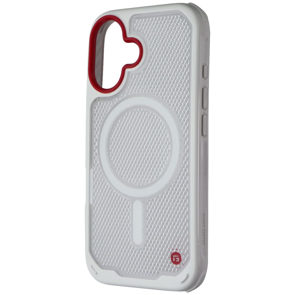 Gadget Guard G-Form Case for MagSafe for Apple iPhone 16 - Reflector (White/Red) Cell Phone - Cases, Covers & Skins Gadget Guard - Simple Cell Bulk Wholesale Pricing - USA Seller