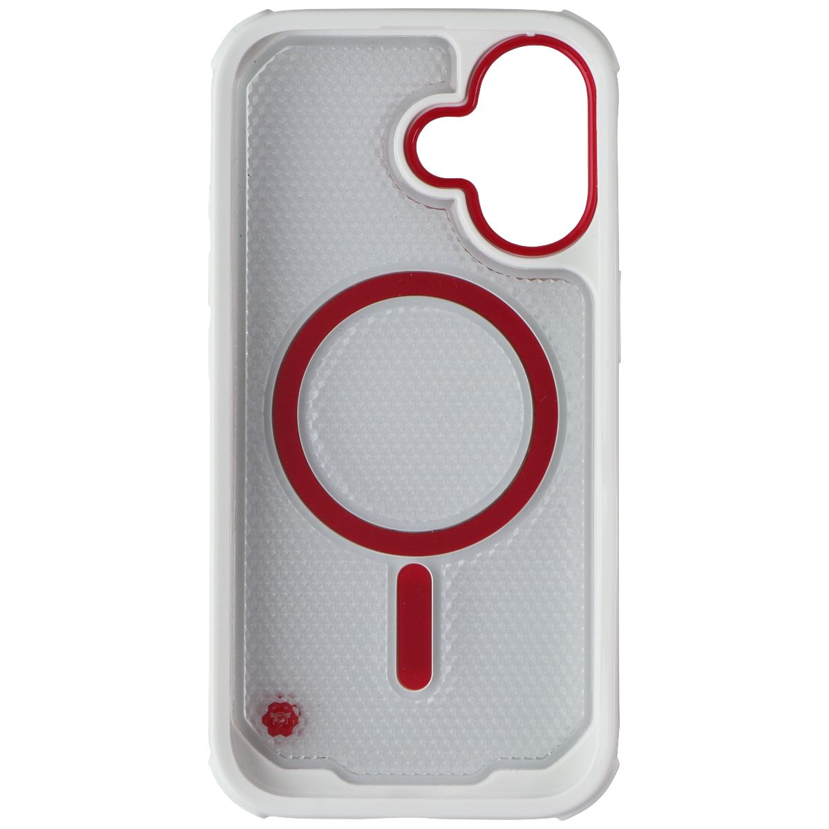 Gadget Guard G-Form Case for MagSafe for Apple iPhone 16 - Reflector (White/Red) Cell Phone - Cases, Covers & Skins Gadget Guard - Simple Cell Bulk Wholesale Pricing - USA Seller