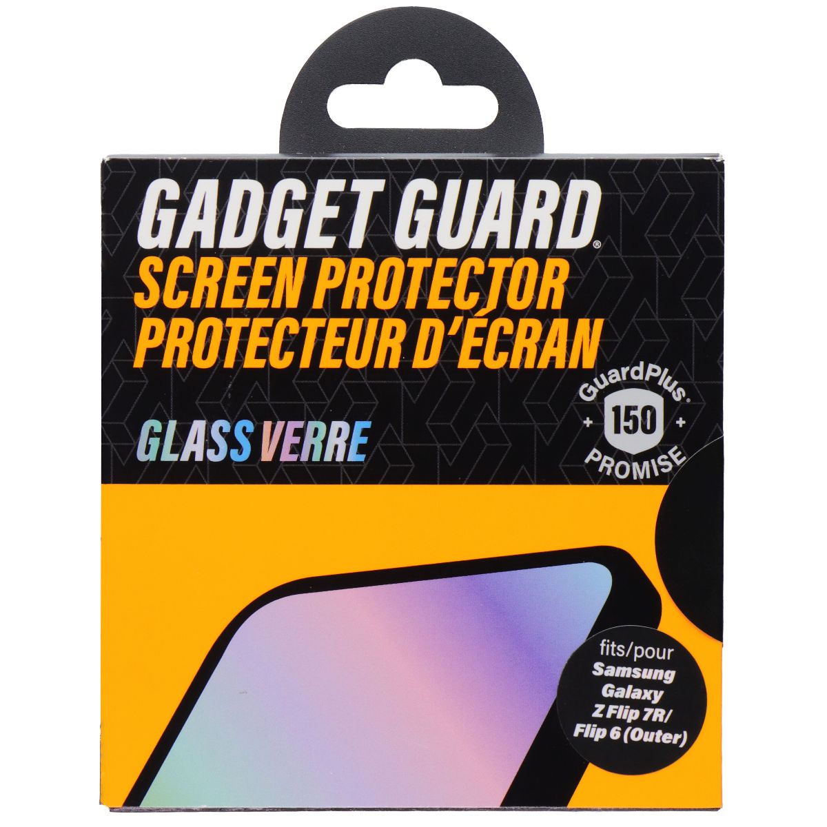 Gadget Guard Glass Screen Protector for Samsung Galaxy Z Flip 7FE/Flip 6 (Outer) Cell Phone - Screen Protectors Gadget Guard - Simple Cell Bulk Wholesale Pricing - USA Seller