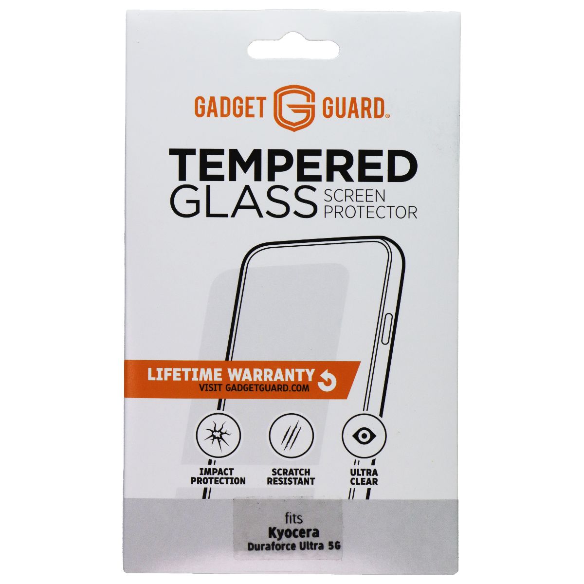 Gadget Guard Tempered Glass Screen Protector for Kyocera Duraforce Ultra 5G Cell Phone - Screen Protectors Gadget Guard - Simple Cell Bulk Wholesale Pricing - USA Seller