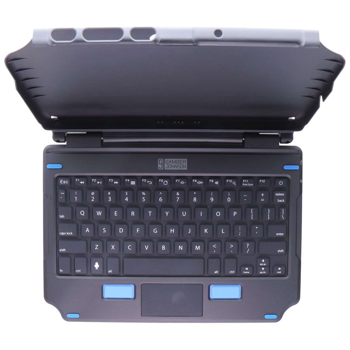 Gamber Johnson 2-in-1 Attachable Keyboard for Galaxy Tab Active Pro/Active4 Pro iPad/Tablet Accessories - Cases, Covers, Keyboard Folios Gamber Johnson    - Simple Cell Bulk Wholesale Pricing - USA Seller