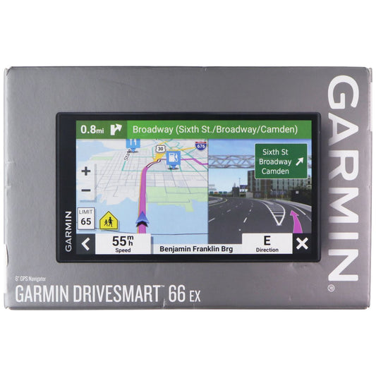 Garmin DriveSmart 66 EX 6-inch GPS Navigation Device (010-02469-13) Vehicle Electronics & GPS - GPS Units Garmin - Simple Cell Bulk Wholesale Pricing - USA Seller