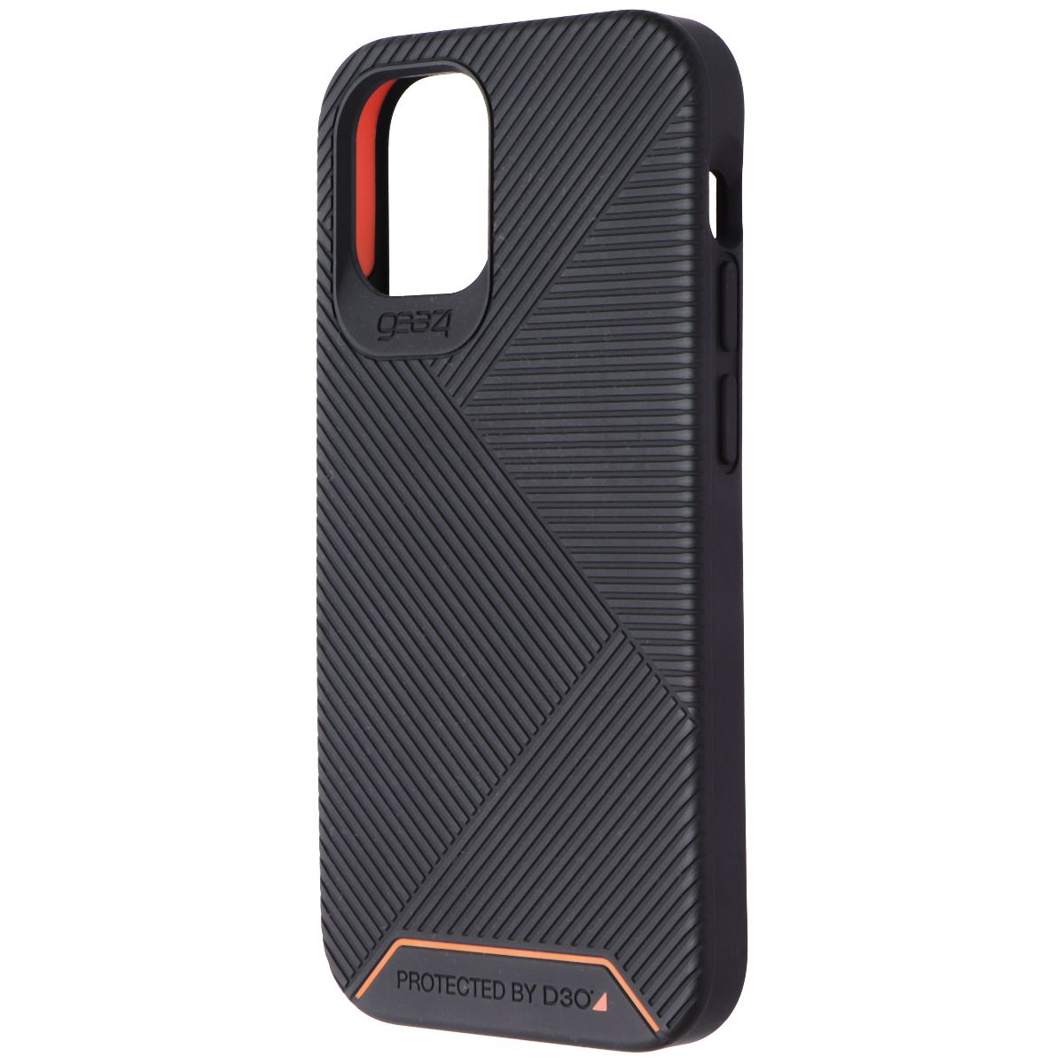 Gear4 Battersea Series Case for Apple iPhone 12 mini - Black/Orange Cell Phone - Cases, Covers & Skins Gear4 - Simple Cell Bulk Wholesale Pricing - USA Seller