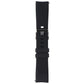 Generic Silicone Watch Band (20MM) - Black with Silver Clasp (Small Strap) Smart Watch Accessories - Watch Bands Generic - Simple Cell Bulk Wholesale Pricing - USA Seller