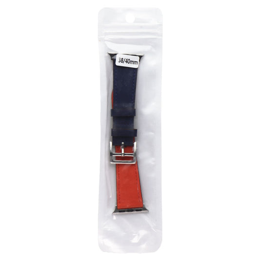 Generic Replacement Leather Watch Band for Apple Watches 38/40mm - Orange Smart Watch Accessories - Watch Bands Generic    - Simple Cell Bulk Wholesale Pricing - USA Seller