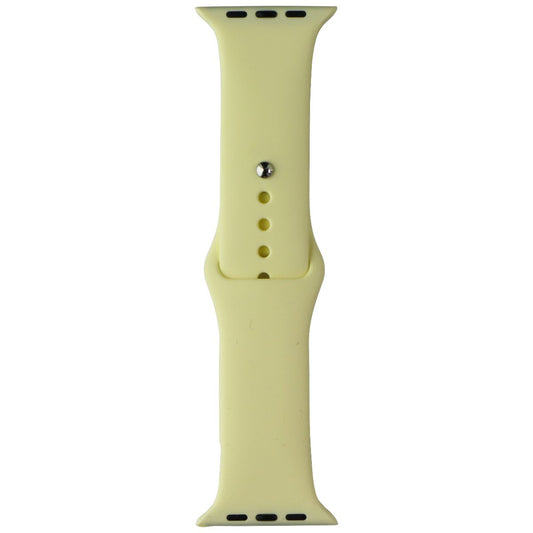 Generic Silicone Watch Band for Apple Watch 42/44mm - Yellow / Small
