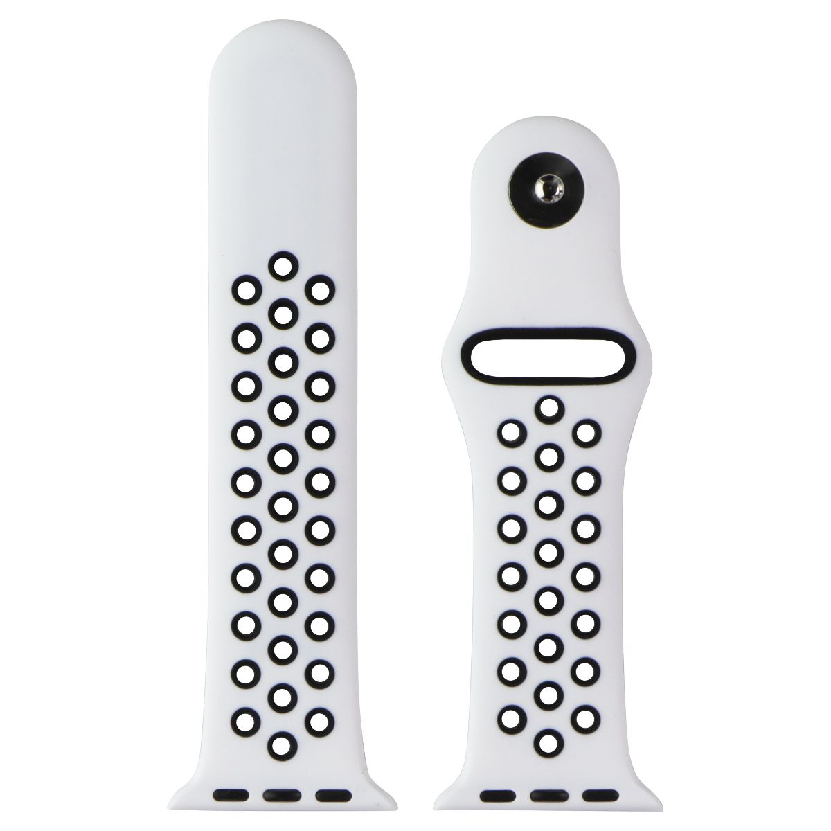 Generic Nike Sport Replacement Watch Band Pure Platinum/Black 38-41MM Small Smart Watch Accessories - Watch Bands Generic    - Simple Cell Bulk Wholesale Pricing - USA Seller