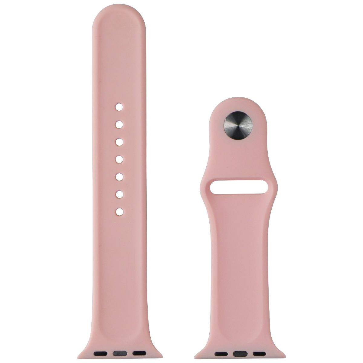 Generic Silicone Band for Apple Watch (42/44mm) Small Band + Clasp - Pink Smart Watch Accessories - Watch Bands Generic - Simple Cell Bulk Wholesale Pricing - USA Seller