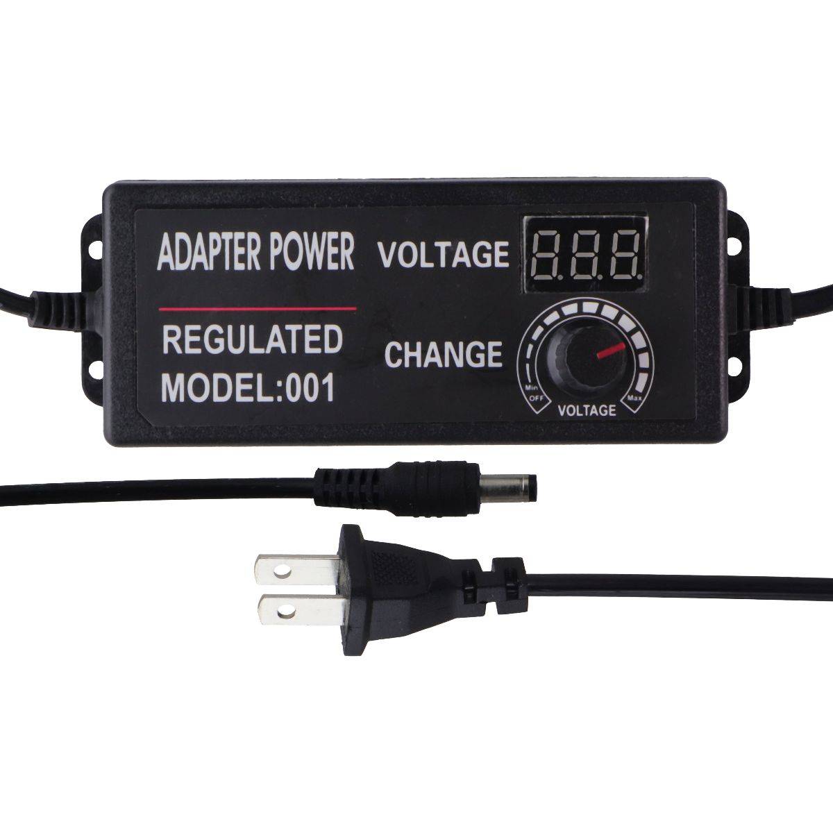 Universal AC/DC Adjustable Switching Power Adapter - 3V to 12V 5A Black Multipurpose Batteries & Power - Travel Adapters & Converters Generic - Simple Cell Bulk Wholesale Pricing - USA Seller