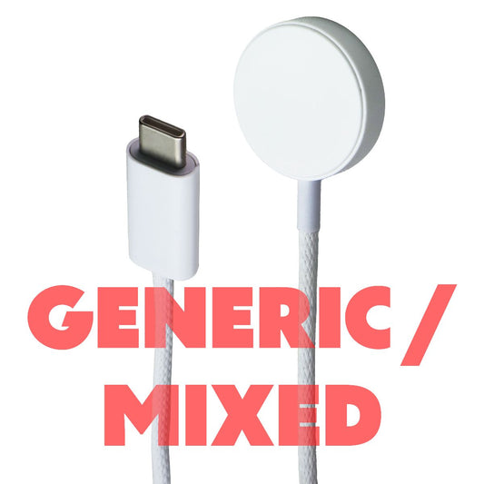Generic USB-C Magnetic Charging Cable for Apple Watch - Mixed Style / Length Smart Watch Accessories - Chargers & Docking Stations Generic - Simple Cell Bulk Wholesale Pricing - USA Seller