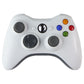 Generic Game Wireless Controller for Microsoft Xbox 360 S - White/Gray Gaming/Console - Controllers & Attachments Generic - Simple Cell Bulk Wholesale Pricing - USA Seller