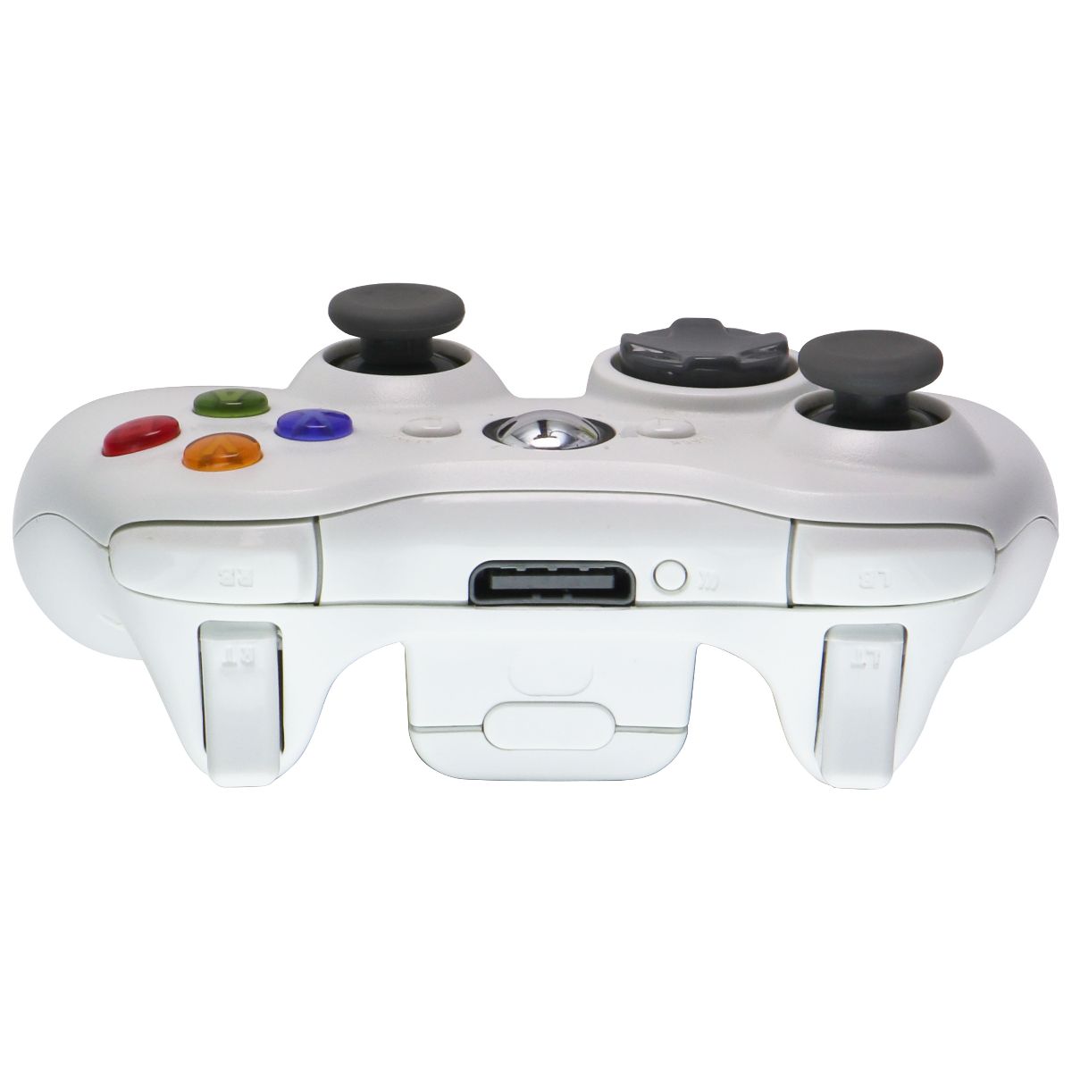 Generic Game Wireless Controller for Microsoft Xbox 360 S - White/Gray Gaming/Console - Controllers & Attachments Generic - Simple Cell Bulk Wholesale Pricing - USA Seller