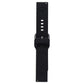 Generic Silicone Watch Band (20MM) - Black with Black Clasp Smart Watch Accessories - Watch Bands Unbranded - Simple Cell Bulk Wholesale Pricing - USA Seller