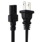 Generic 125V/10A (2-Prong/Round End) Power Supply AC Cables - Black/Mixed Style Parts & Accessories - Cables & Adapters Generic - Simple Cell Bulk Wholesale Pricing - USA Seller