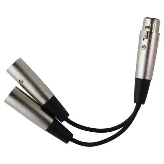 Generic (XF-2XM) XLR Female to 2 XLR Male Y-Cable TV, Video & Audio Accessories - Splitters & Combiners Generic - Simple Cell Bulk Wholesale Pricing - USA Seller