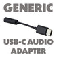 Generic USB-C to Female Audio Adapter Cable - Black Cell Phone - Cables & Adapters Generic - Simple Cell Bulk Wholesale Pricing - USA Seller
