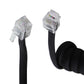 Generic 2FT Black Coiled Handset Cord Computer/Network - DSL, Phone Cables (RJ - 11) Generic - Simple Cell Bulk Wholesale Pricing - USA Seller