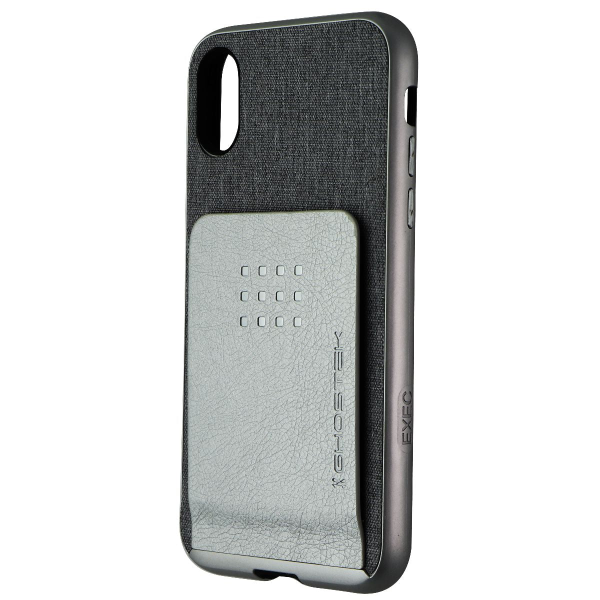 Ghostek Exec Magnetic Wallet Series Case for Apple iPhone X - Gray/Silver Cell Phone - Cases, Covers & Skins Ghostek - Simple Cell Bulk Wholesale Pricing - USA Seller