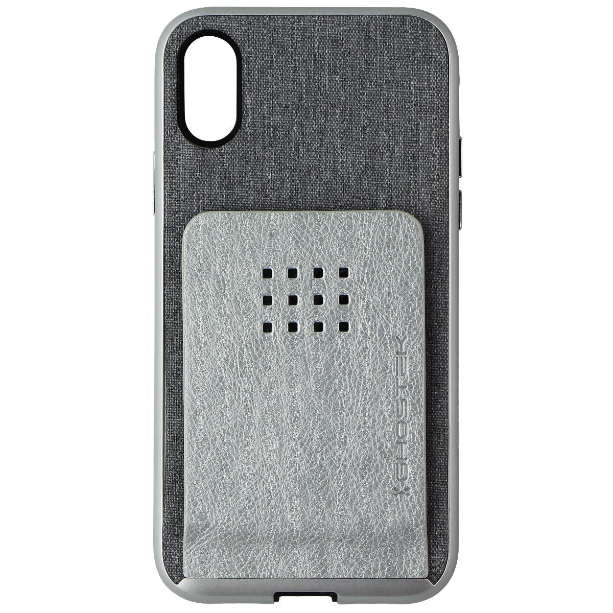 Ghostek Exec Magnetic Wallet Series Case for Apple iPhone X - Gray/Silver Cell Phone - Cases, Covers & Skins Ghostek - Simple Cell Bulk Wholesale Pricing - USA Seller