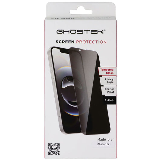 Ghostek Screen Protection Tempered Glass for Apple iPhone 16e - Privacy (2 Pack) Cell Phone - Screen Protectors Ghostek - Simple Cell Bulk Wholesale Pricing - USA Seller