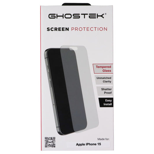 Ghostek Tempered Glass Screen Protection for Apple iPhone 15 - Clear Cell Phone - Cases, Covers & Skins Ghostek - Simple Cell Bulk Wholesale Pricing - USA Seller