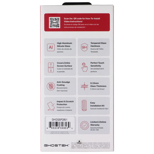 Ghostek Tempered Glass Screen Protection for Apple iPhone 15 - Clear Cell Phone - Cases, Covers & Skins Ghostek - Simple Cell Bulk Wholesale Pricing - USA Seller