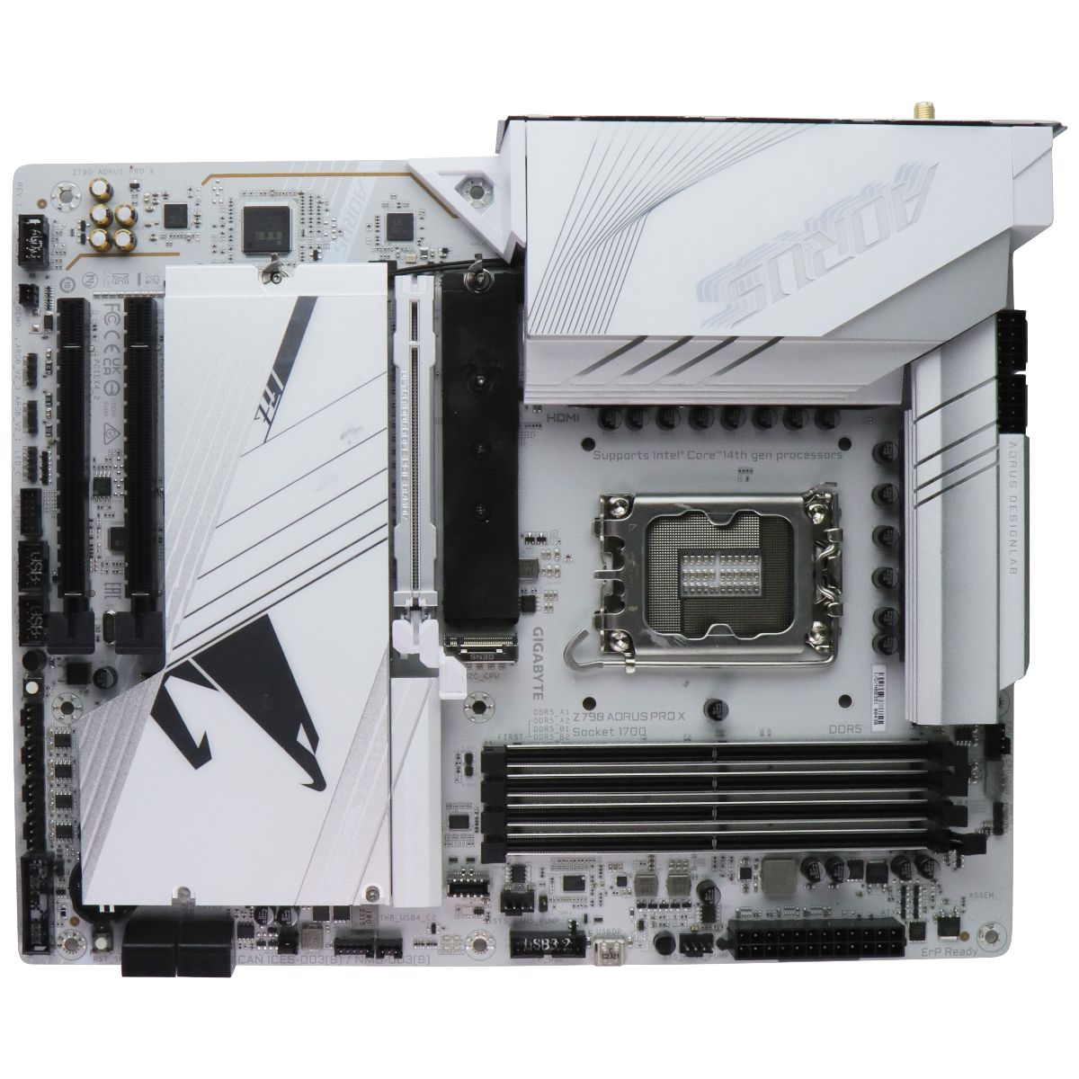 GIGABYTE Z790 AORUS PRO X Motherboard - Intel LGA 1700 / DDR5 / WiFi 7 / ATX Computer Parts - Motherboards Gigabyte - Simple Cell Bulk Wholesale Pricing - USA Seller
