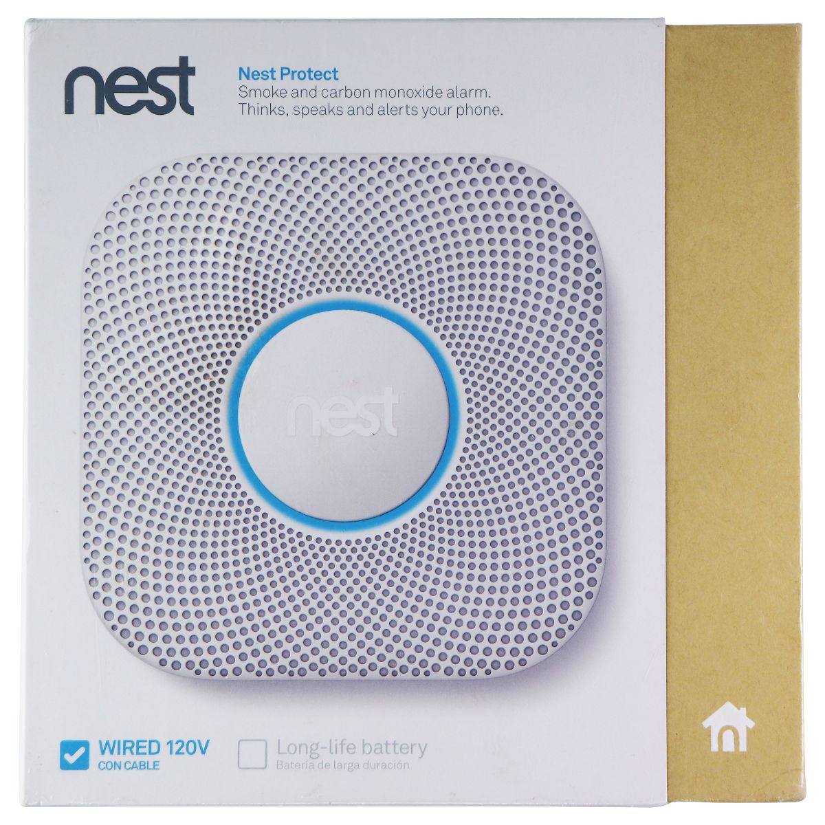Google Nest Protect Smoke & Carbon Monoxide Alarm/Detector - Wired / White Home Improvement - Other Home Improvement Google - Simple Cell Bulk Wholesale Pricing - USA Seller