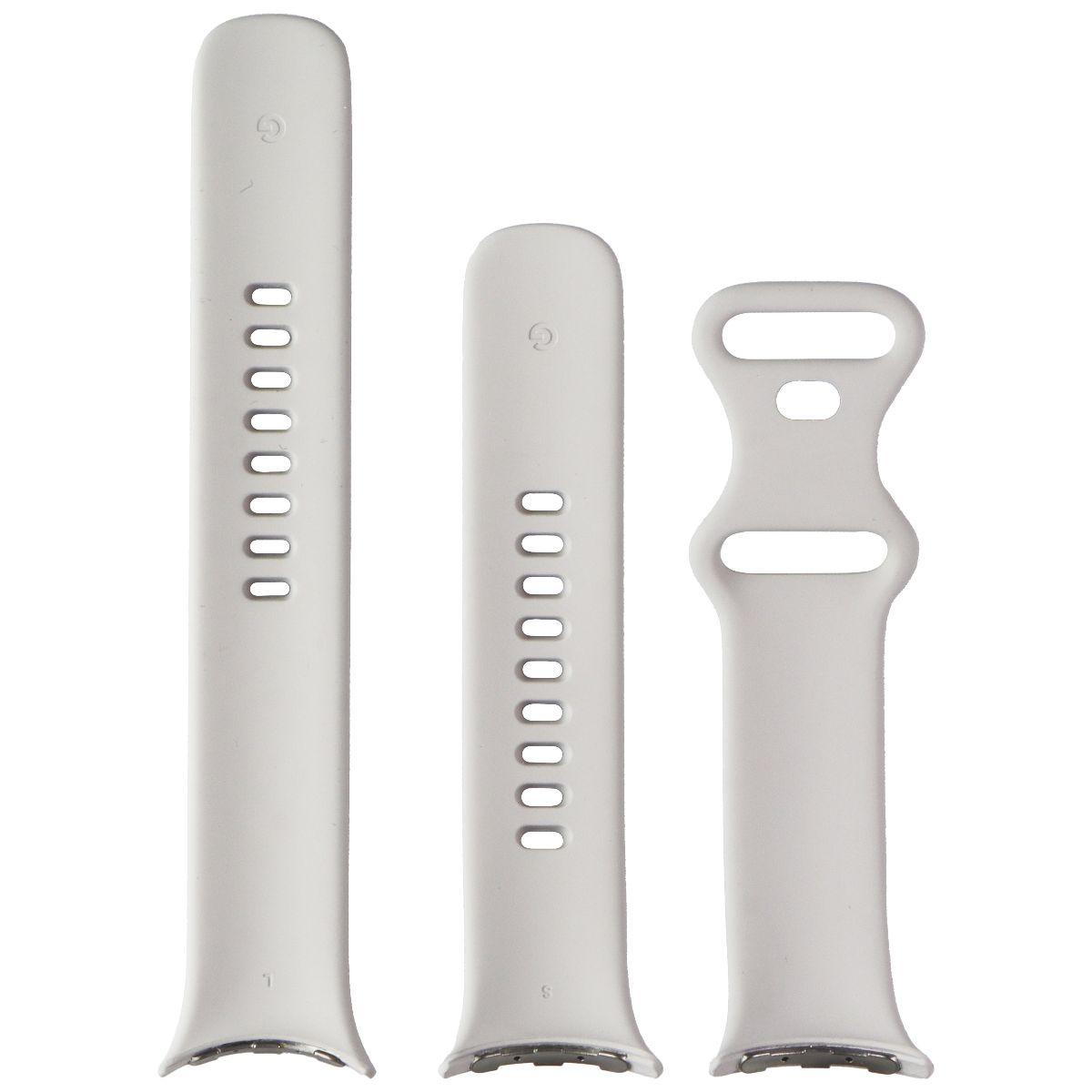 Google Pixel Watch Active Band - White / Full Set Smart Watch Accessories - Watch Bands Google - Simple Cell Bulk Wholesale Pricing - USA Seller