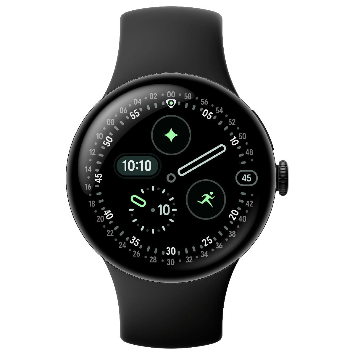 Google Pixel Watch 4 (41mm) LTE Smartwatch (GWSQ2) Matte Black/Obsidian Band Smart Watches Google - Simple Cell Bulk Wholesale Pricing - USA Seller
