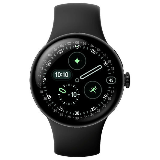 Google Pixel Watch 4 (41mm) LTE Smartwatch (GWSQ2) Matte Black/Obsidian Band Smart Watches Google - Simple Cell Bulk Wholesale Pricing - USA Seller