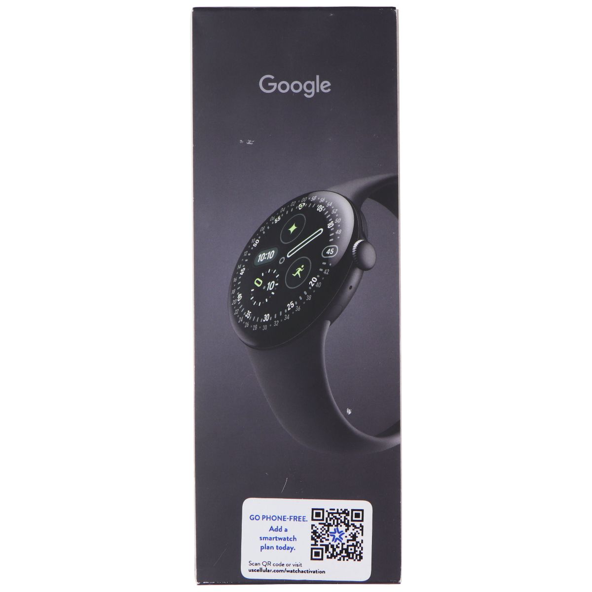 Google Pixel Watch 4 (41mm) LTE Smartwatch (GWSQ2) Matte Black/Obsidian Band